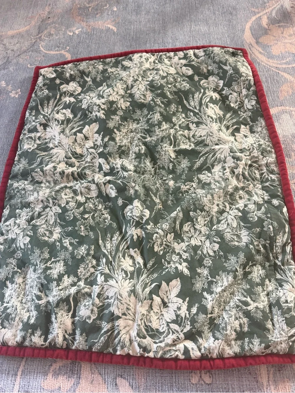 Deck the Halls Christmas Tree Reversible Quilted Sham